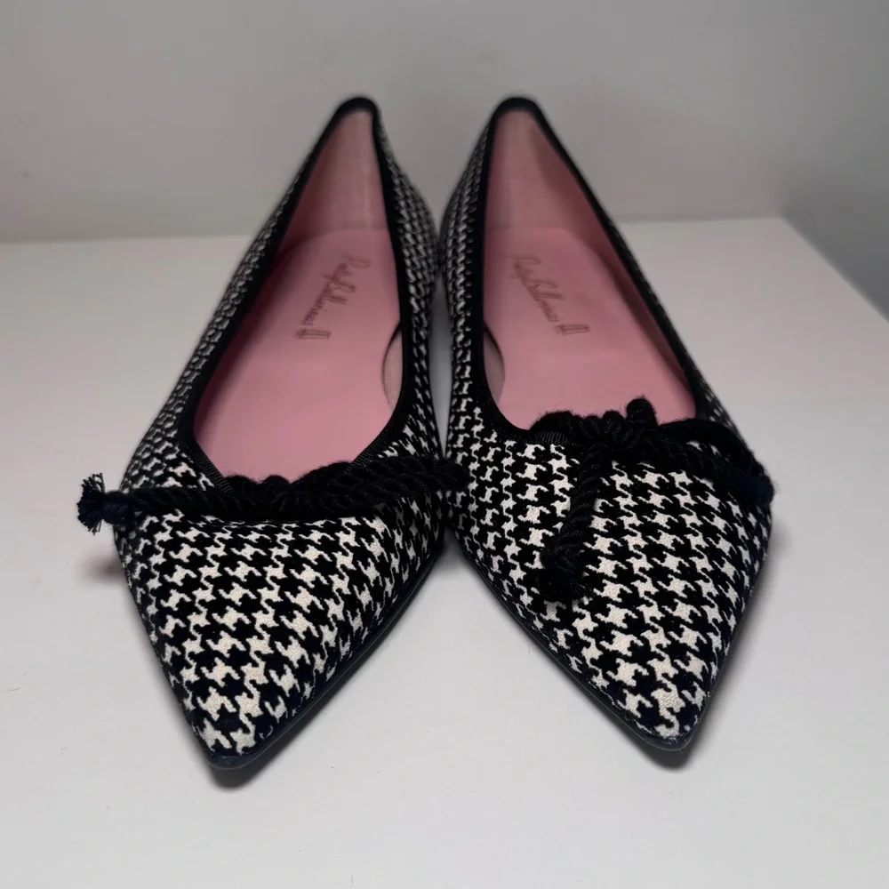 Pretty Ballerinas Houndstooth Pointed Flats